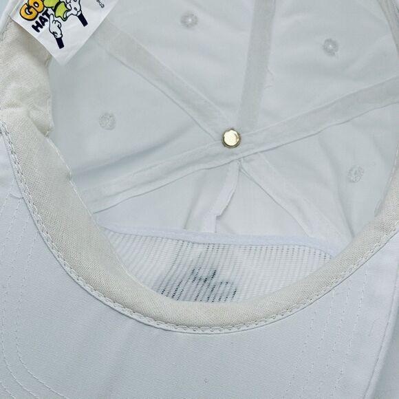 VTG Disney Mickey Mouse Hat Embroidered White Strap Back w Rope Detail Taiwan - Picture 8 of 9